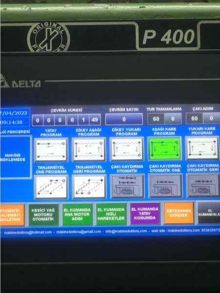 PFAUTER P 400 Azdırma