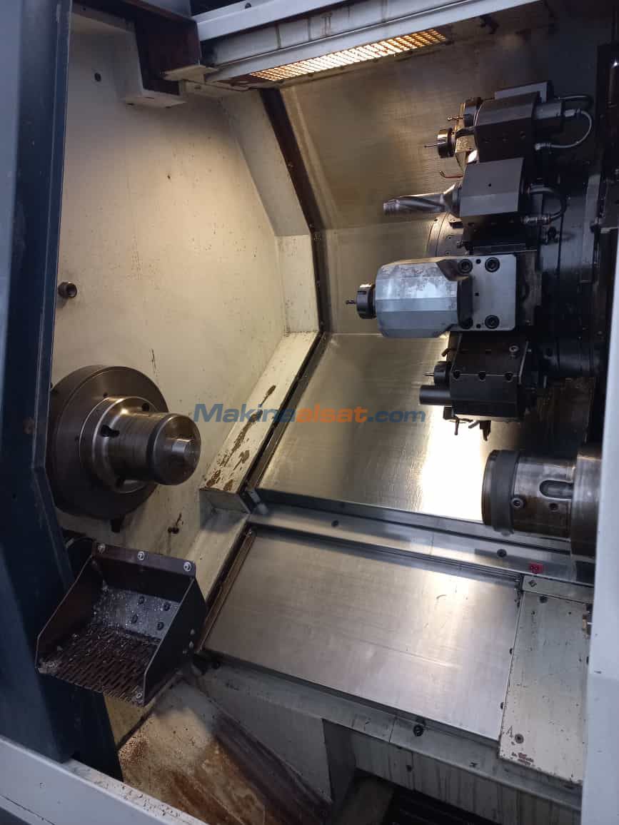 SPINNER CMZ TS66L SMC 8 INCH C EKSENLİ KARŞI AYNALI CNC TORNA