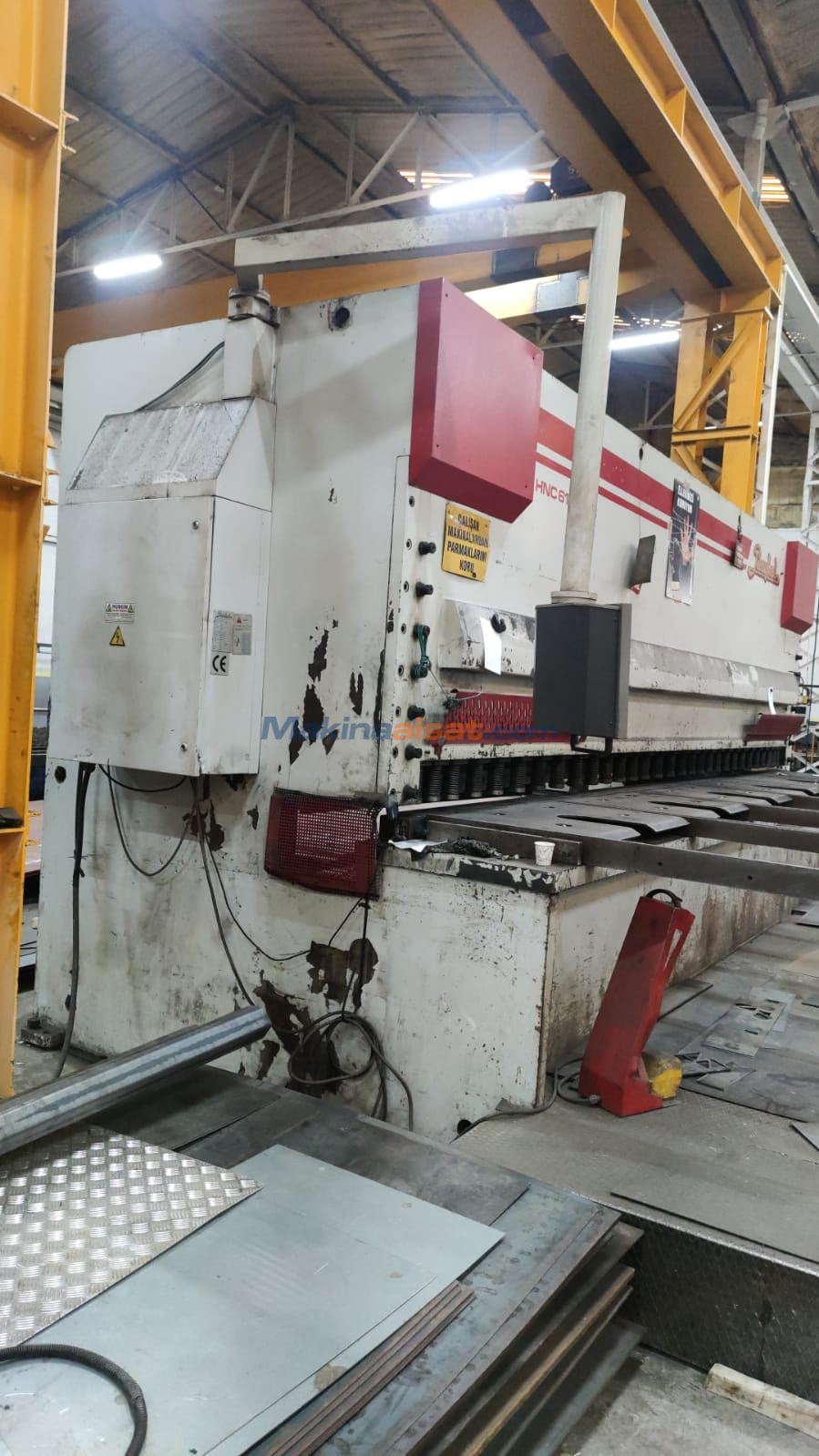 Baykal 6 metre 16 mm Hidrolik Giyotin Makas