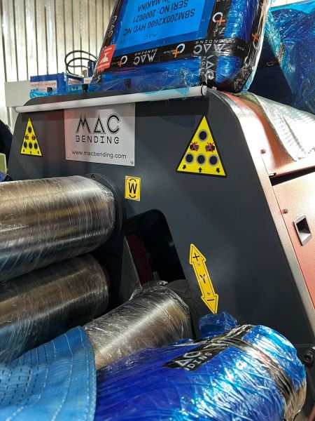 STOK ! MAC BENDİNG SBM 200X2500 HYD NC SİLİNDİR BÜKME