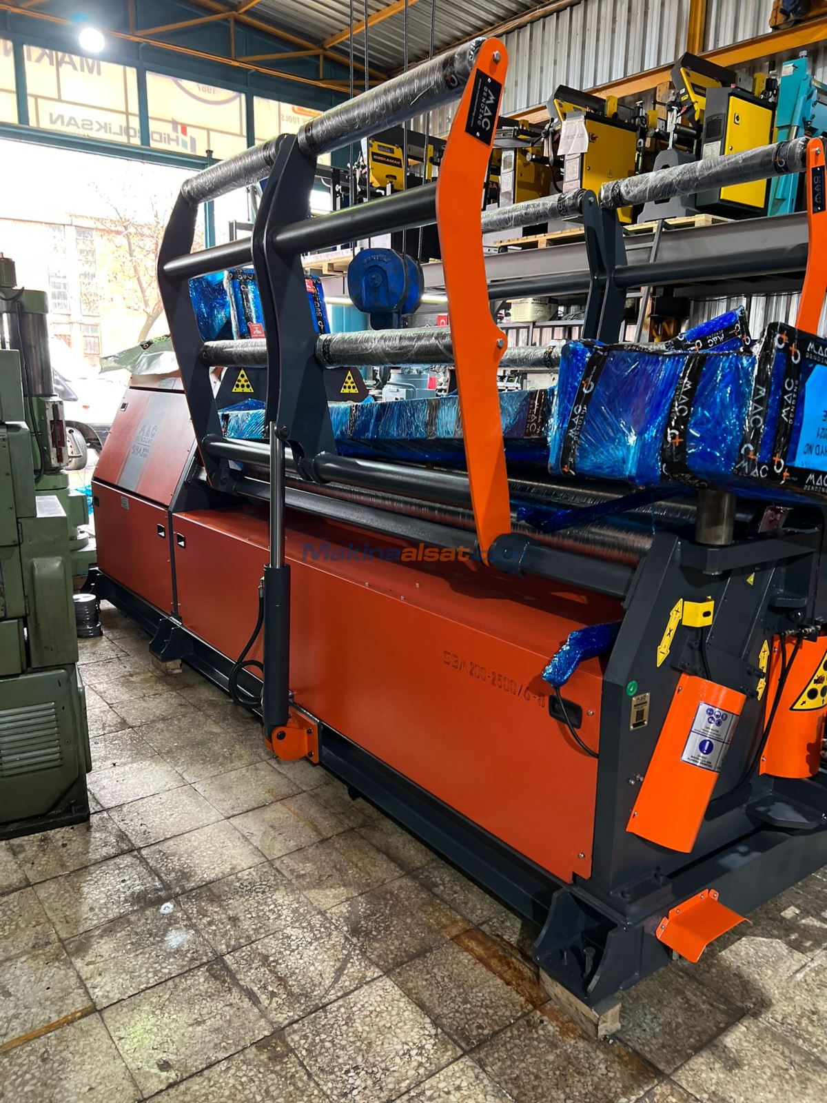 STOK ! MAC BENDİNG SBM 200X2500 HYD NC SİLİNDİR BÜKME