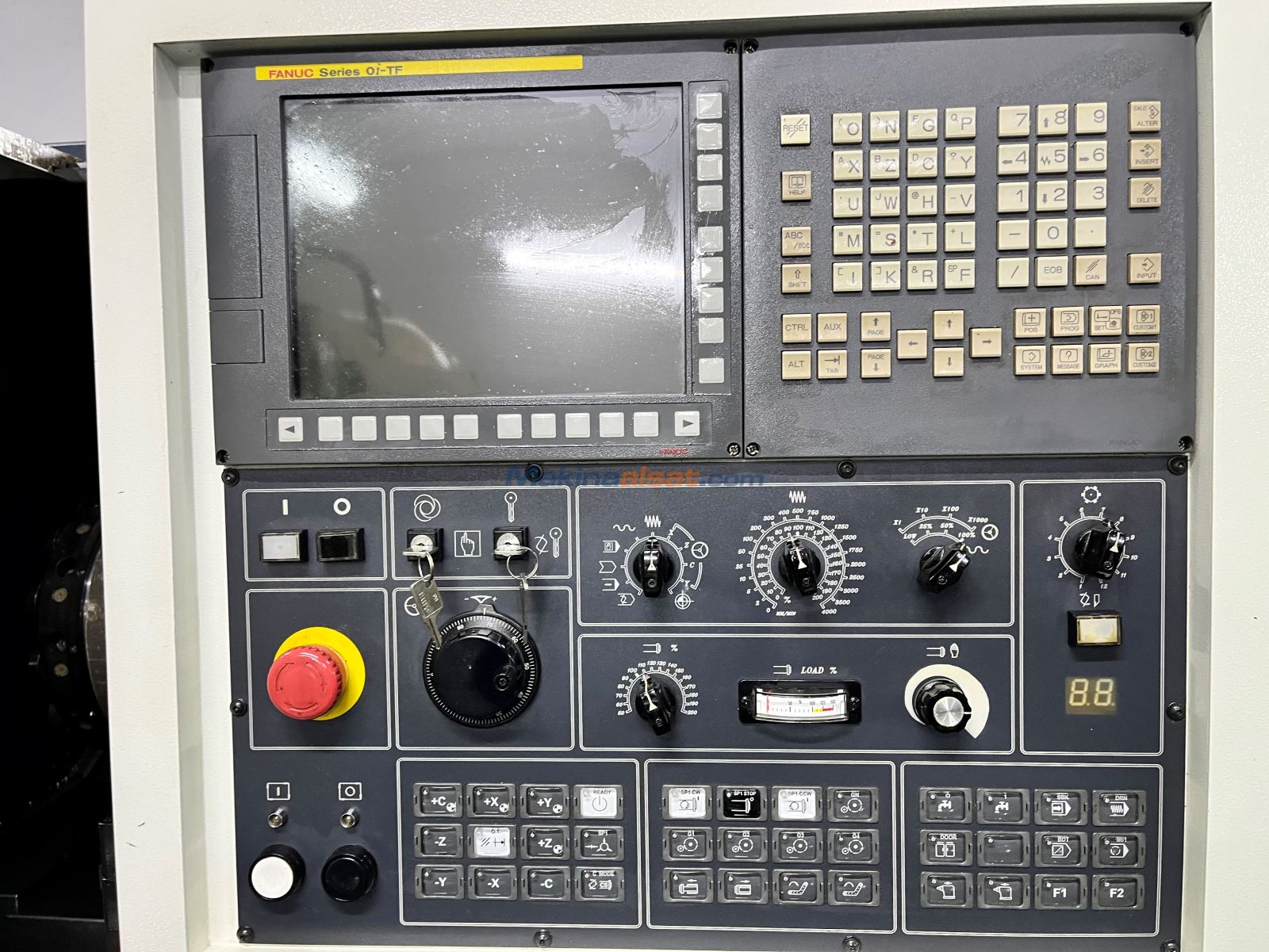 JOHNFORD C VE Y EKSENLİ 10İNÇ FANUC CNC TORNA
