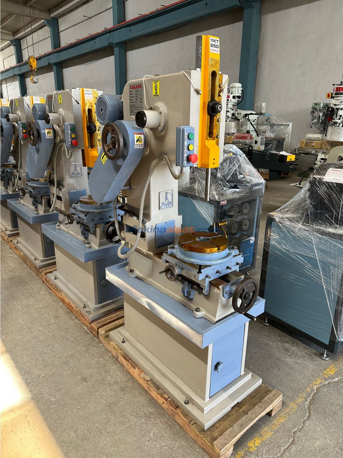 YAKATO YKT-250 DİK PLANYA ŞAPİNG TEZGAHI