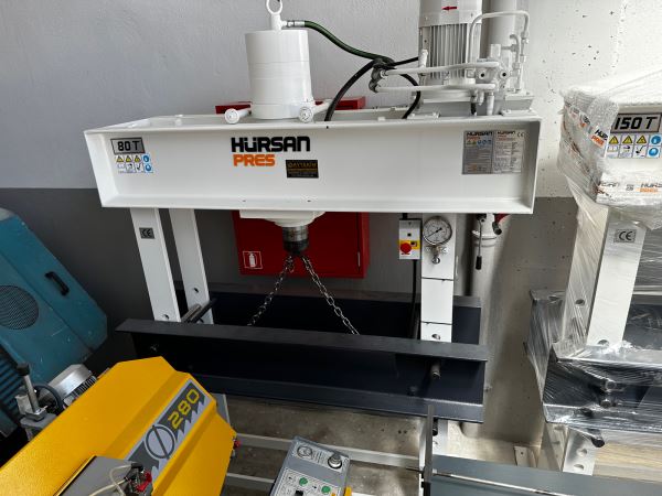 STOKTAN!! 100 TON MOTORLU KOLLU GEZER PİSTONLU HİDROLİK PRES