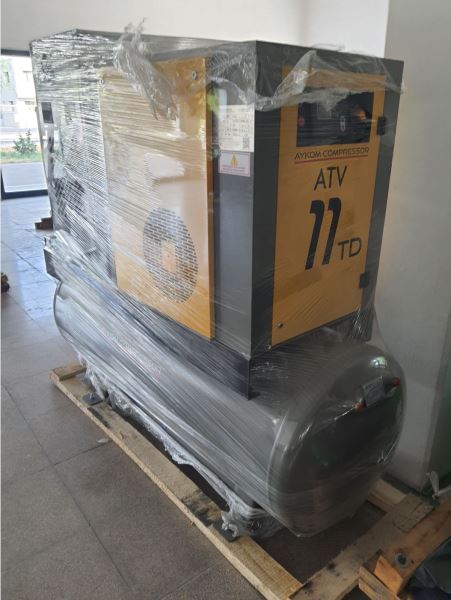 Aydın Trafo Akuple Kurutuculu 11 kW Vidalı Kompresör