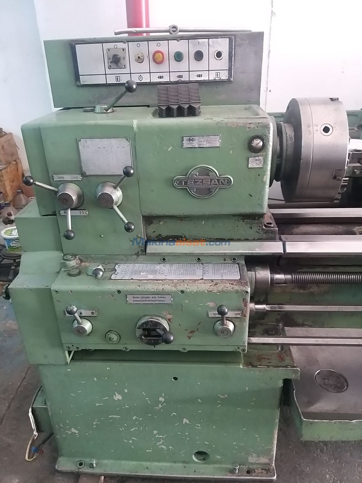 Satılık ikinci el TEZSAN SN-50 2 METRE ÜNİVERSAL TORNA Universal Torna ...