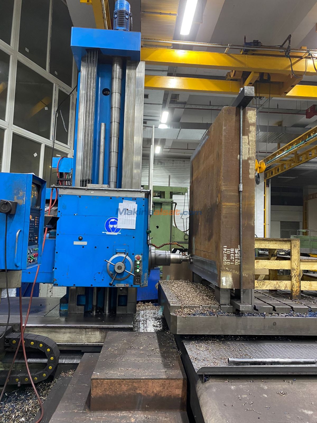 TOS 2000 x 2000 x 1250 CNC BORVERK