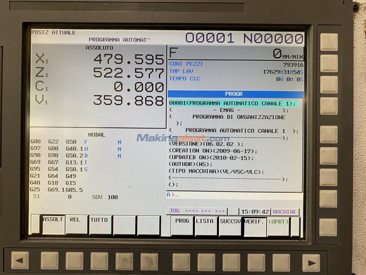 EMAG VL5i CNC Torna