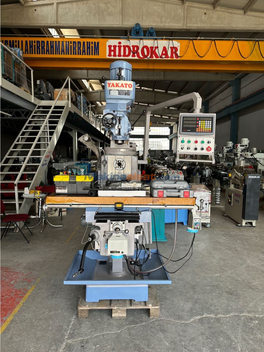 Satılık ikinci el YAKATO X6325W 3 EKSEN DİJİTAL BİLYALI MİL FUL
