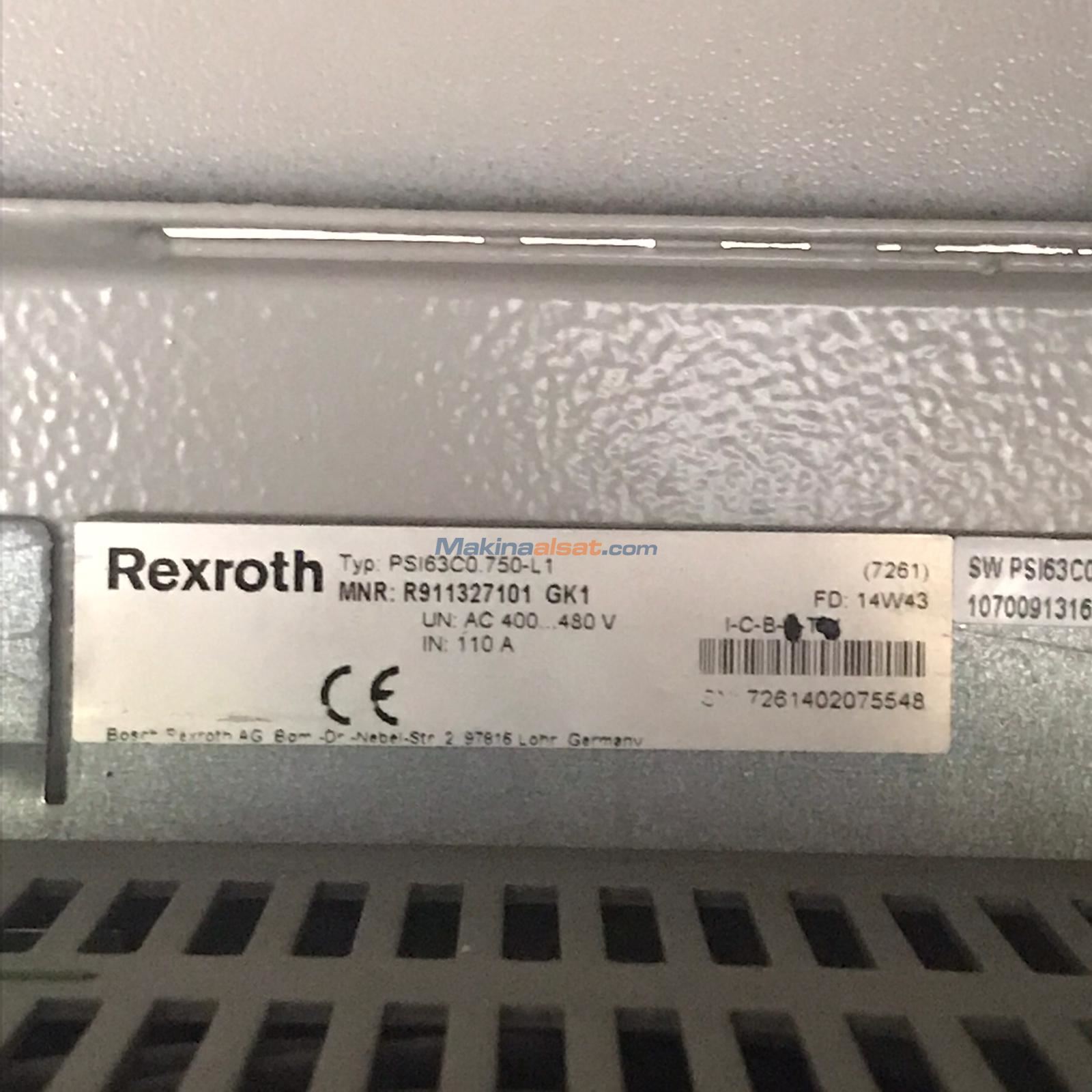 BOSCH REXROTH TİMER DOLABI, TYP PSI63C0.750-L1 BOSCH TİMER İLE BİRLİKTE TAM SET