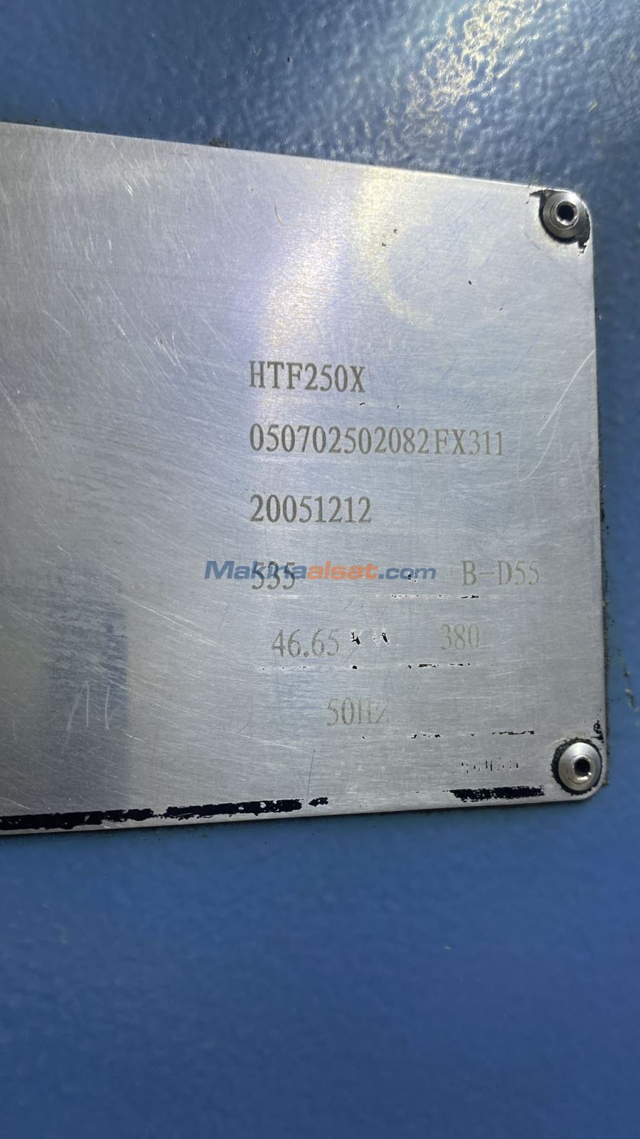 2005 Model 250 Ton Haitian Plastik Enjeksiyon