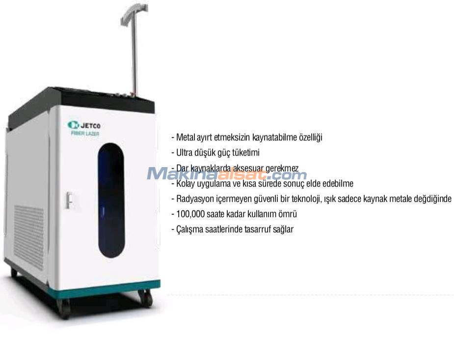 JETCO 8 METRE TORÇ 1000W FİBER LAZER KAYNAK