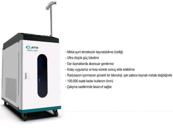 JETCO 8 METRE TORÇ 1000W FİBER LAZER KAYNAK