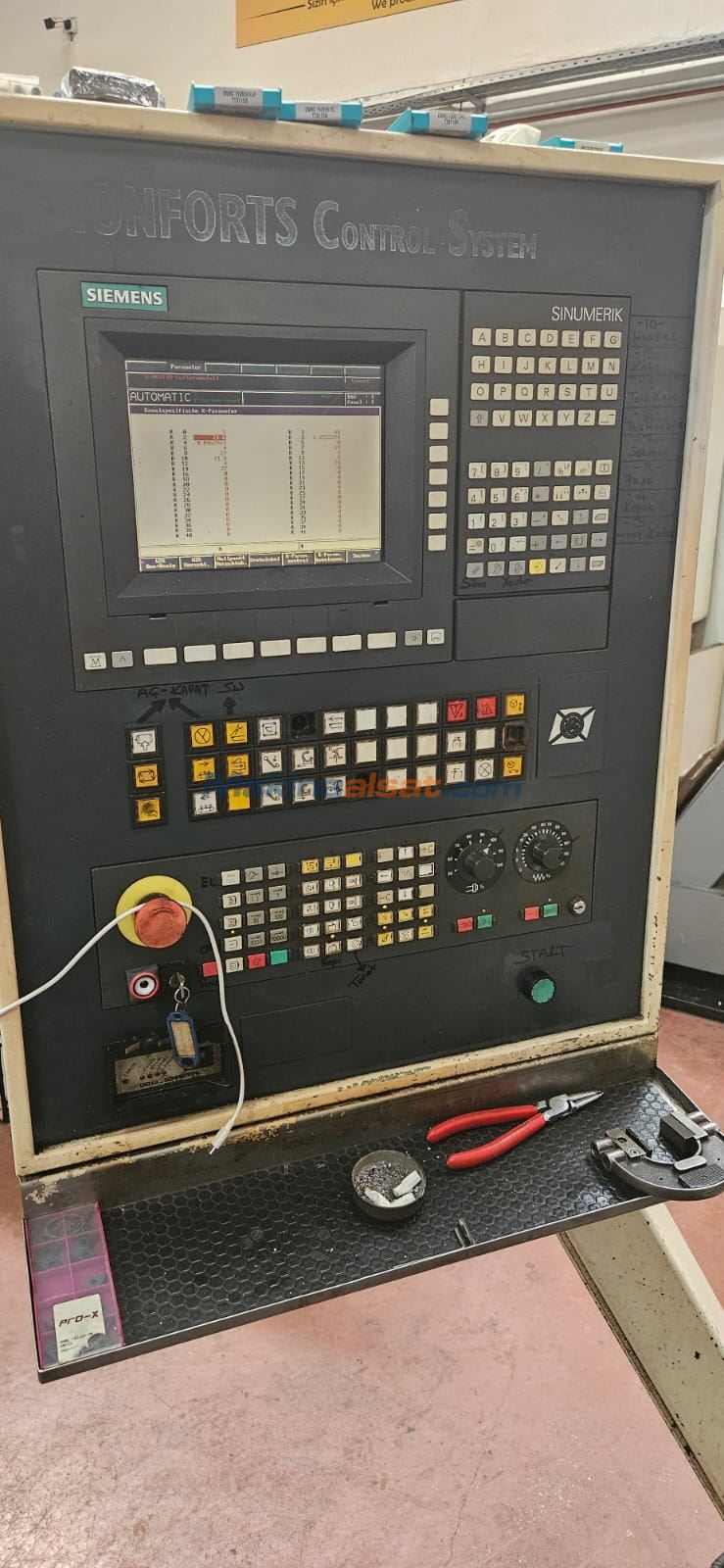 3 Adet Monforts Cnc Torna