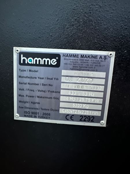 HAMME CR / 150 S DAİRE TESTERE