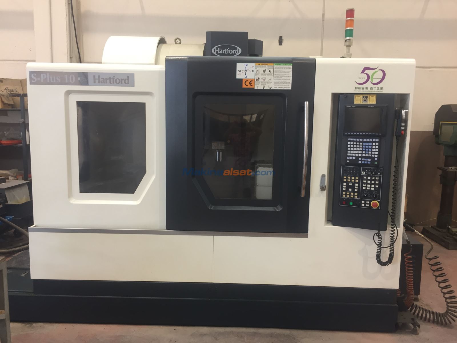 Hartford S-Plus 10 - 4 eksen (4390 Saat Çalışma) CNC Dik İşlem