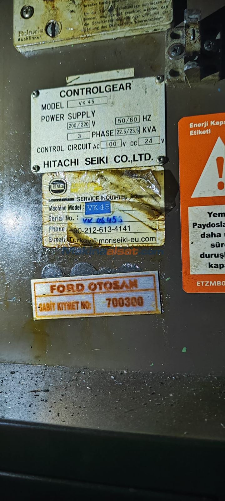 Hitachi SEIKI VK-45 CNC Dik İşlem