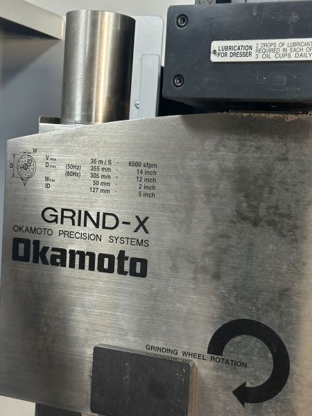 OKAMOTO GRIND-X ACC84GX Yüzey Taşlama