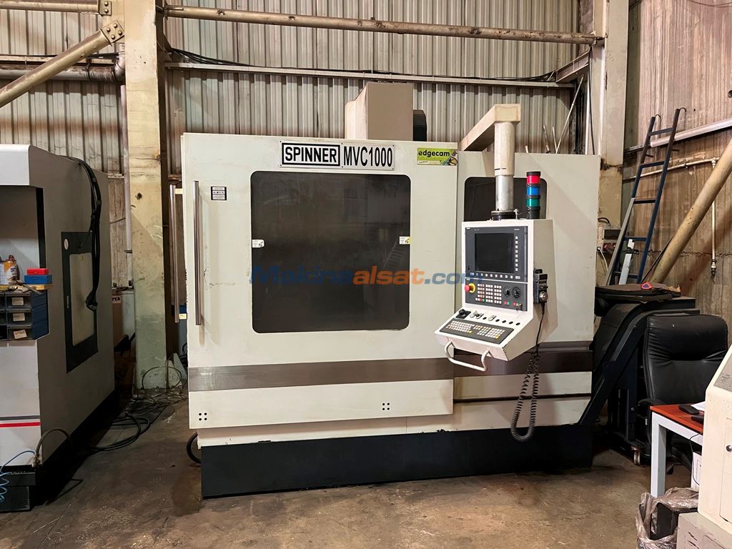 Satılık ikinci el SPINNER MVC 1000 A 2012 MODEL CNC İŞLEME MERKEZİ