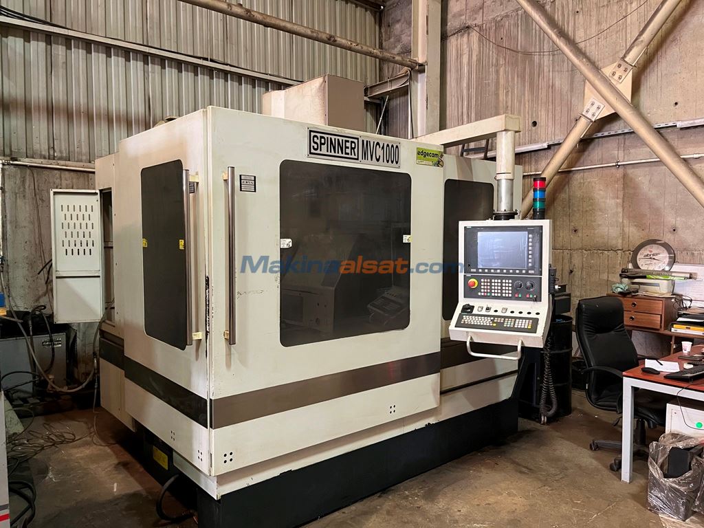 Satılık ikinci el SPINNER MVC 1000 A 2012 MODEL CNC İŞLEME MERKEZİ