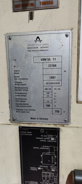 Thyssen Hüller Hille Diedesheim Hesapp - VDM 55-11 Siemens CNC