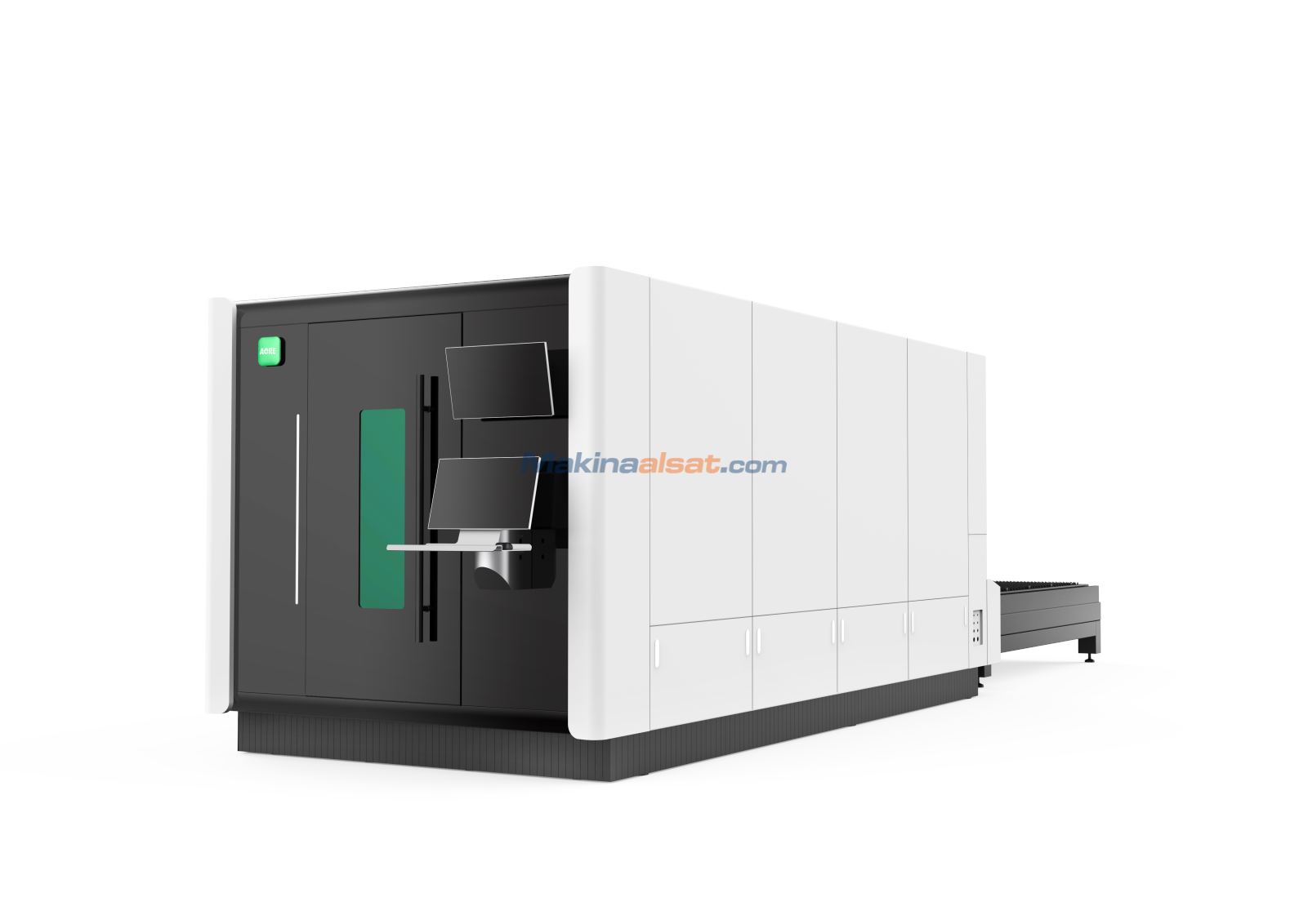 HAKSAN PG SERİSİ 1530 x 6 KW (ÇİFT TABLA,KAPALI KABİN) CNC FIBER LASER KESİM