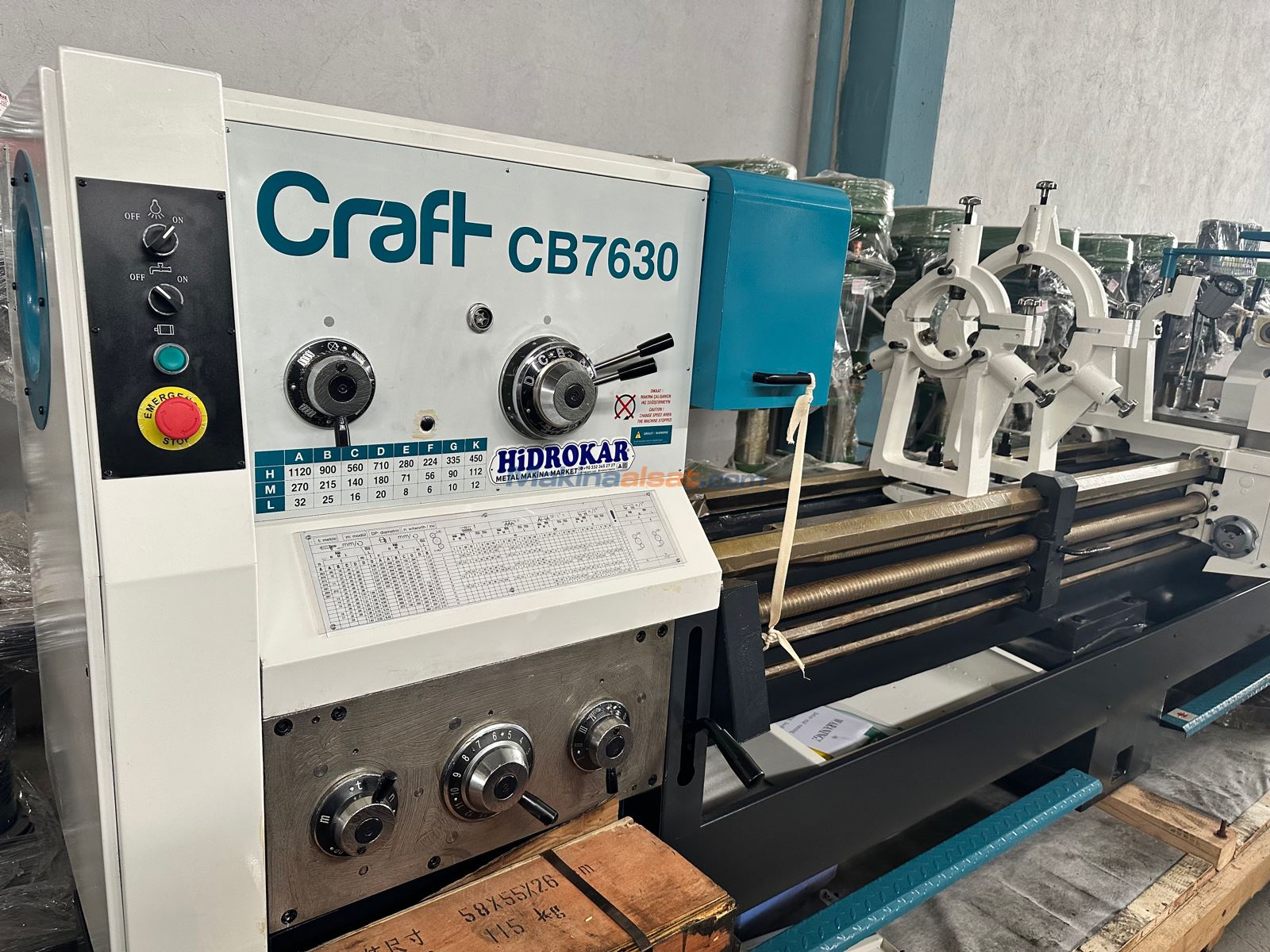 Satılık ikinci el YUNNAN & CRAFT CB7630 - 760 ÇAP 3 METRE