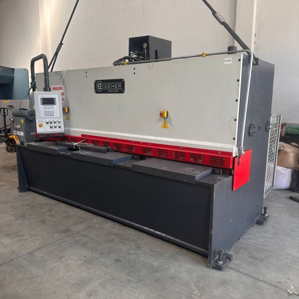 DENER MARKA 3000 x 6 MM CNC HİDROLİK GİYOTİN MAKAS