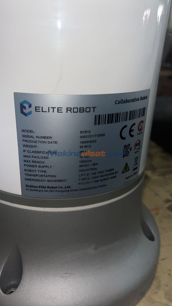 ELITE ROBOT EC612 - MODEL YILI 2023 - KOLABORATİF ROBOT / COBOT