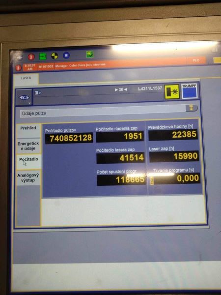 Fiber Laser Trumpf TruLaser 2030