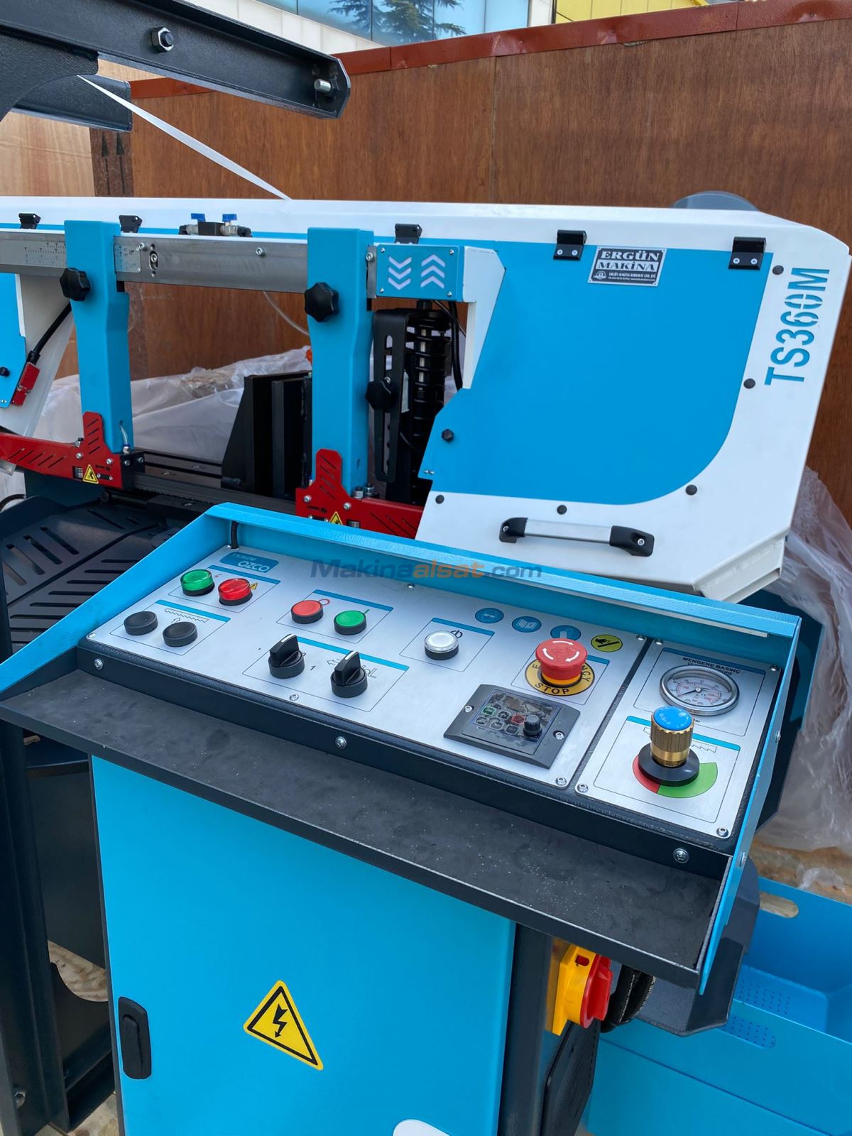 OZCO TS360M YARI OTOMATİK AÇILI ŞERİT TESTERE