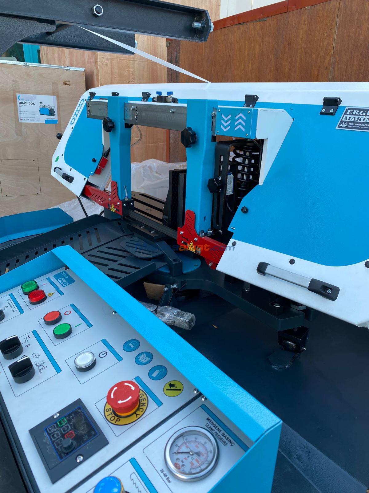 OZCO TS360M YARI OTOMATİK AÇILI ŞERİT TESTERE