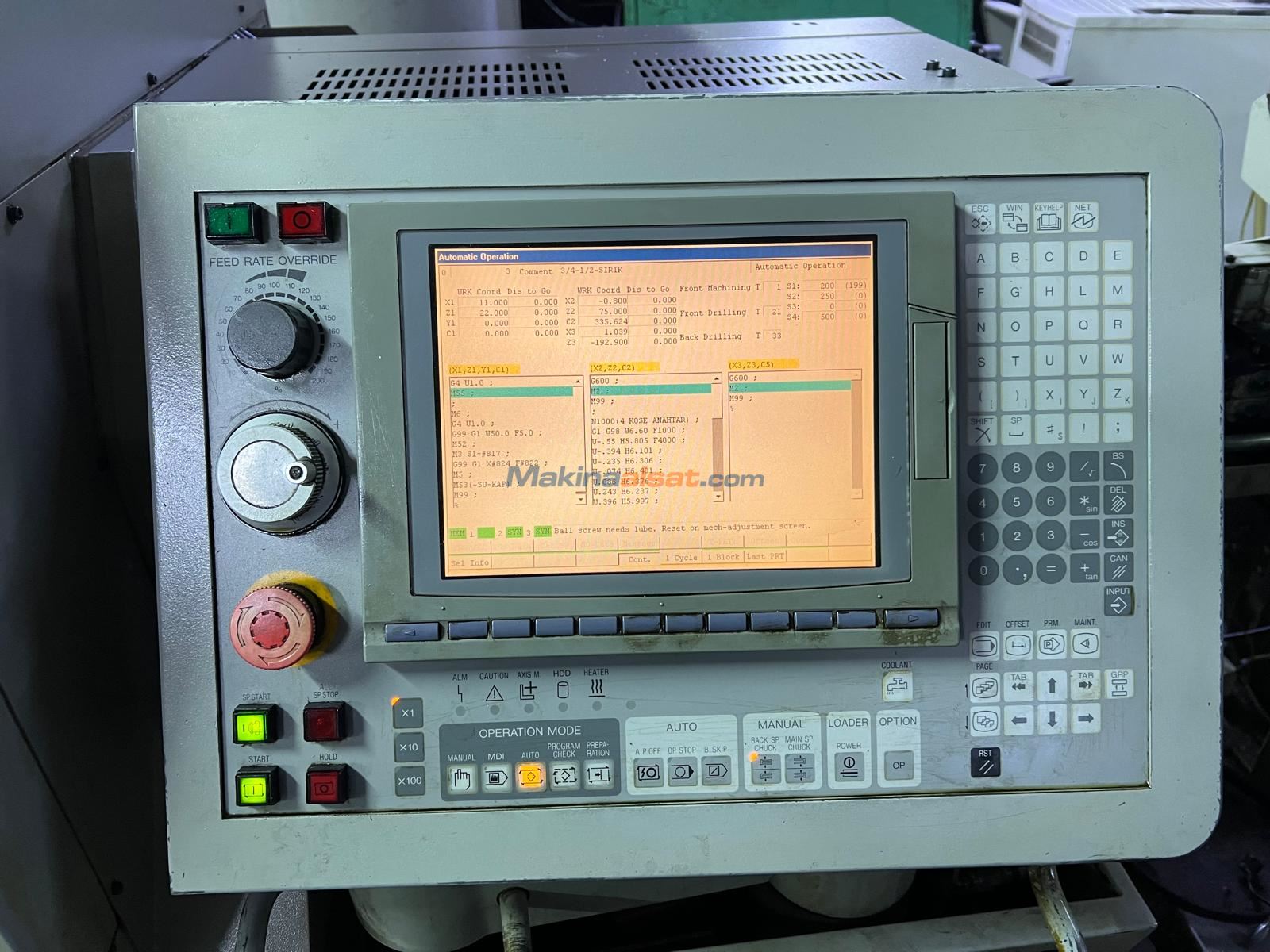 CİTİZEN MARKA 16LIK CNC KAYAR OTOMAT