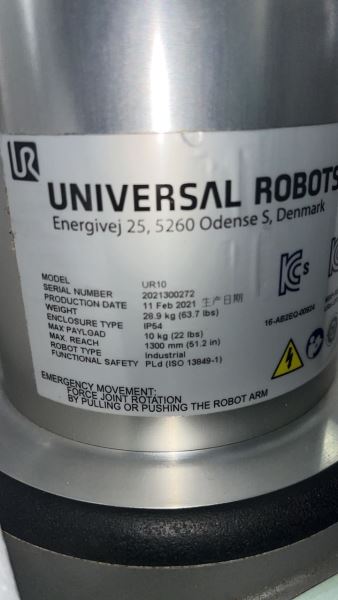 UNIVERSAL UR10 - MODEL YILI 2021 - KOLABORATİF ROBOT / COBOT