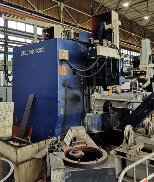 Vertical Turret Lathe TOS SKJ 20 A CNC