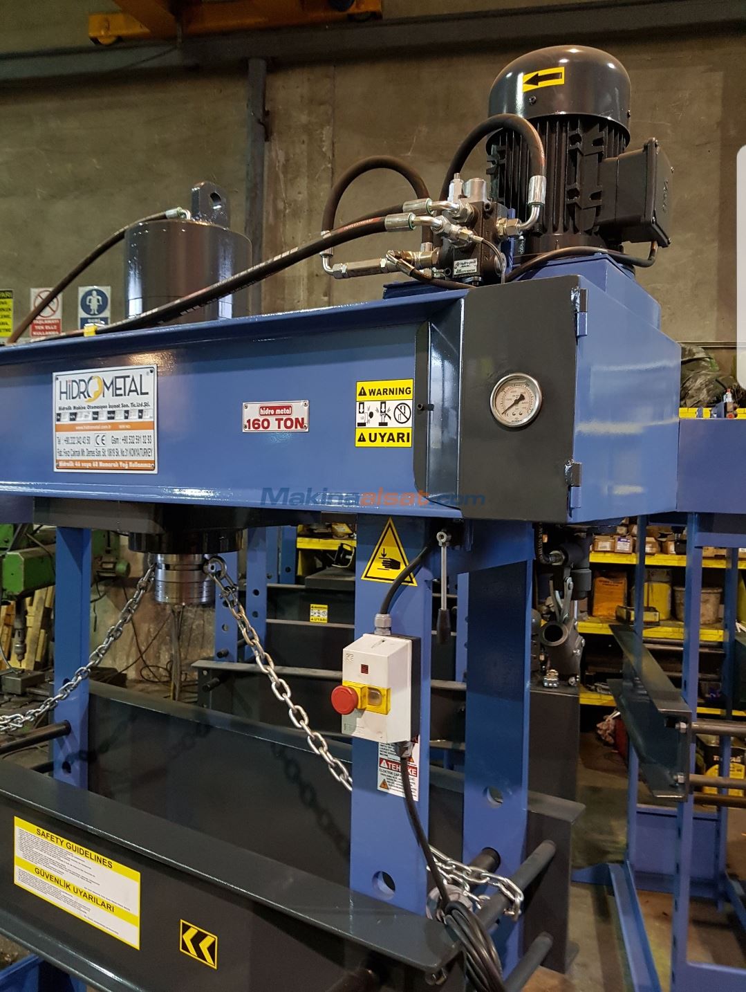 160 TON HİDROLİK ATÖLYE PRESİ