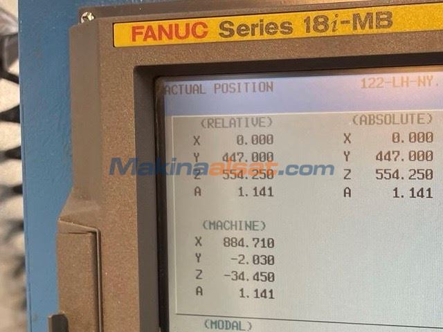 FulLand FMC 1400  /  4 Eksenli CNC  Dik işleme Merkezi