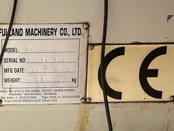 FulLand FMC 1400  /  4 Eksenli CNC  Dik işleme Merkezi