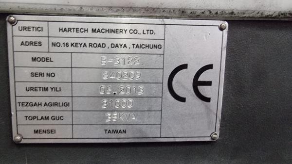 KAFO 3122 KÖPRÜ TİPİ İŞLEME MERKEZİ