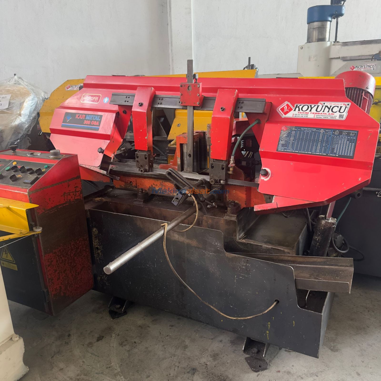 KARMETAL MARKA  300 LÜK  TAM OTOMATİK ŞERİT TESTERE