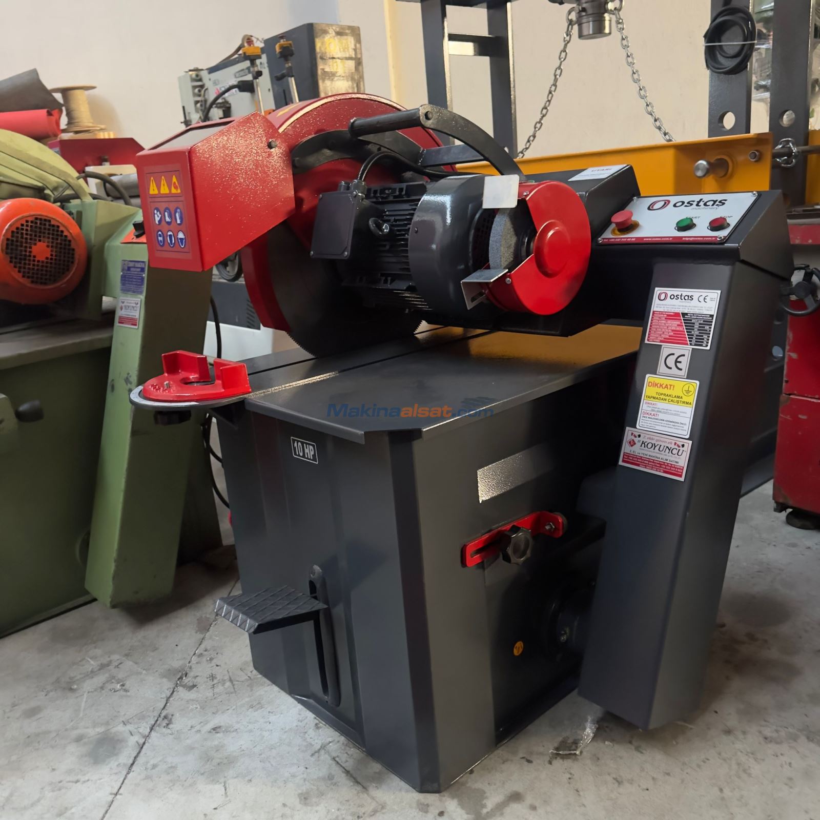 OSTAŞ MARKA 10 HP (SIFIR) DEMİR VE PROFİL KESME