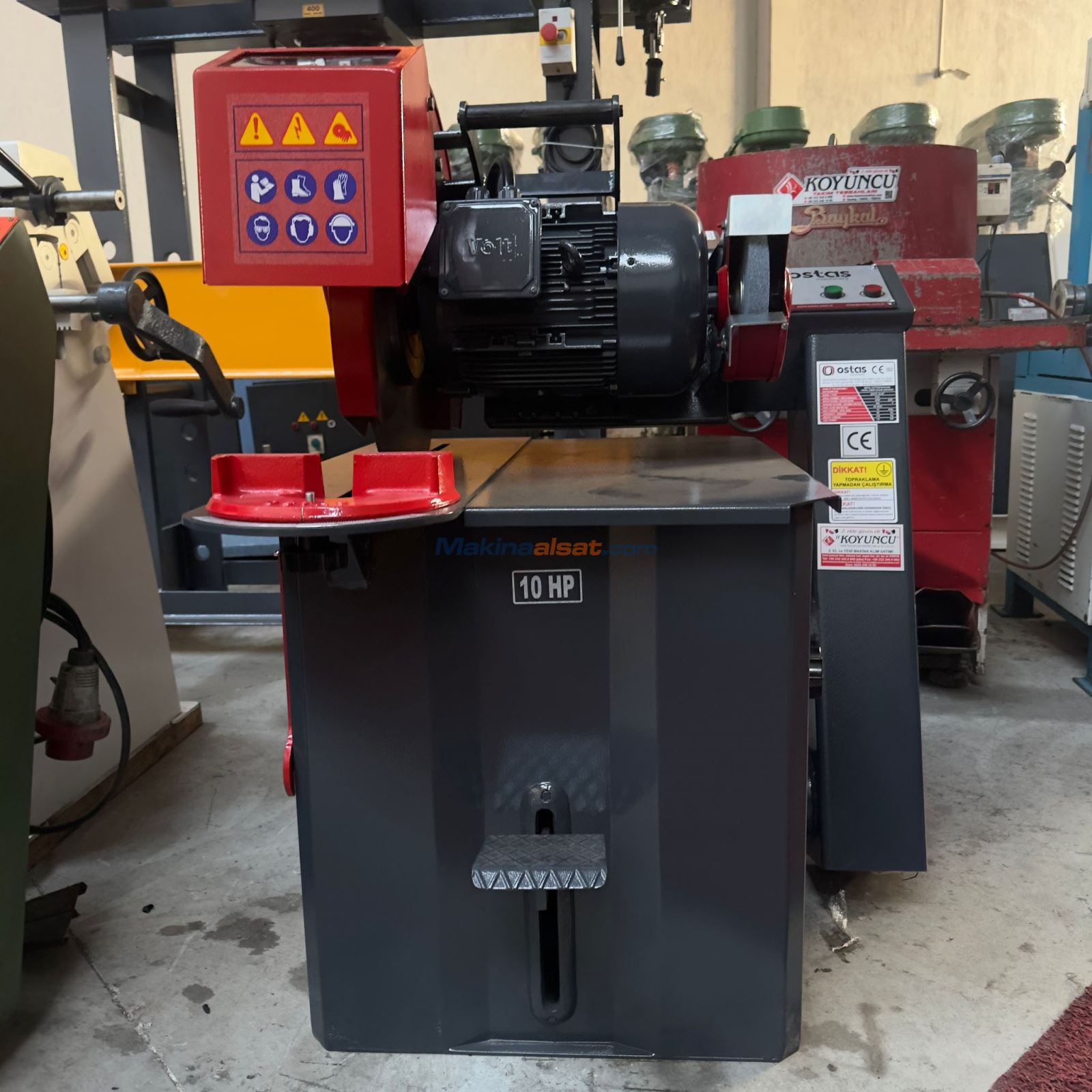 OSTAŞ MARKA 10 HP (SIFIR) DEMİR VE PROFİL KESME