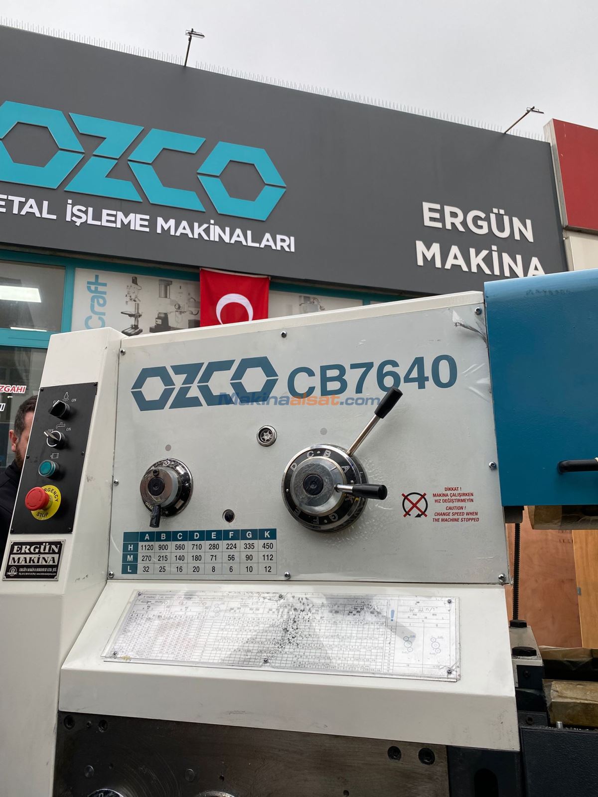 STOK! OZCO CB7640 YUNNAN ÜNİVERSAL TORNA