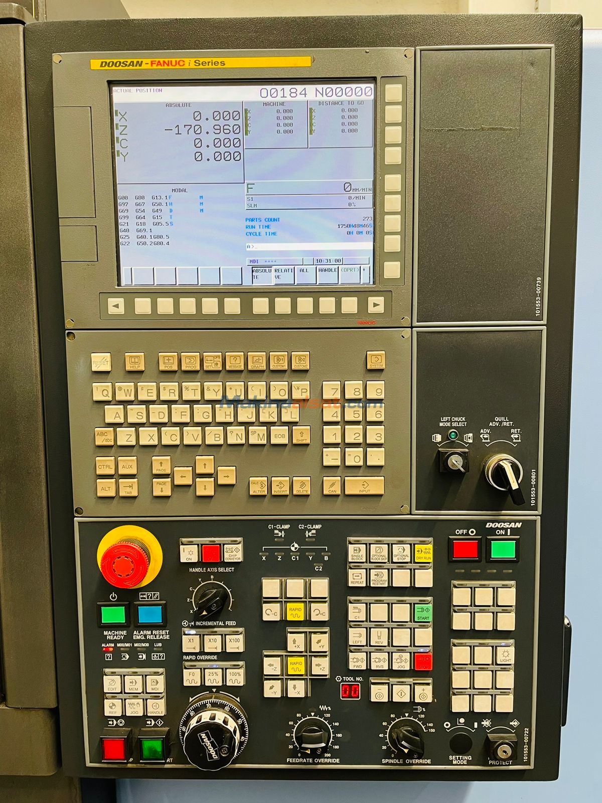 Doosan Lynx 220 LYC C Y Eksenli CNC Torna