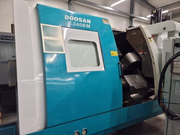 DOOSAN  Z340 SM  Çift Ayna / Çift Taret  / C1 + C2 - eksen - Sürücülü / CNC Torna Frezeleme Merkezi