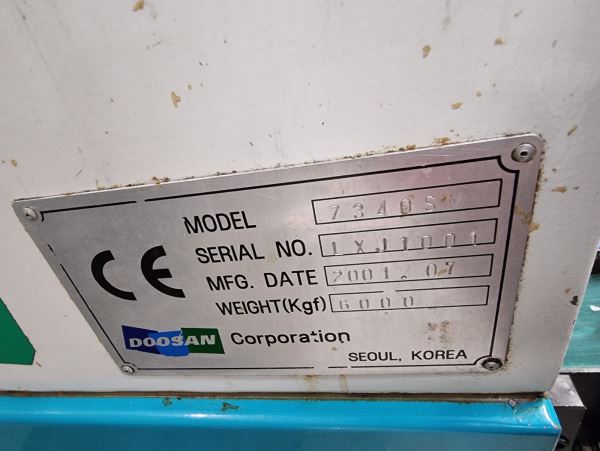 DOOSAN  Z340 SM  Çift Ayna / Çift Taret  / C1 + C2 - eksen - Sürücülü / CNC Torna Frezeleme Merkezi