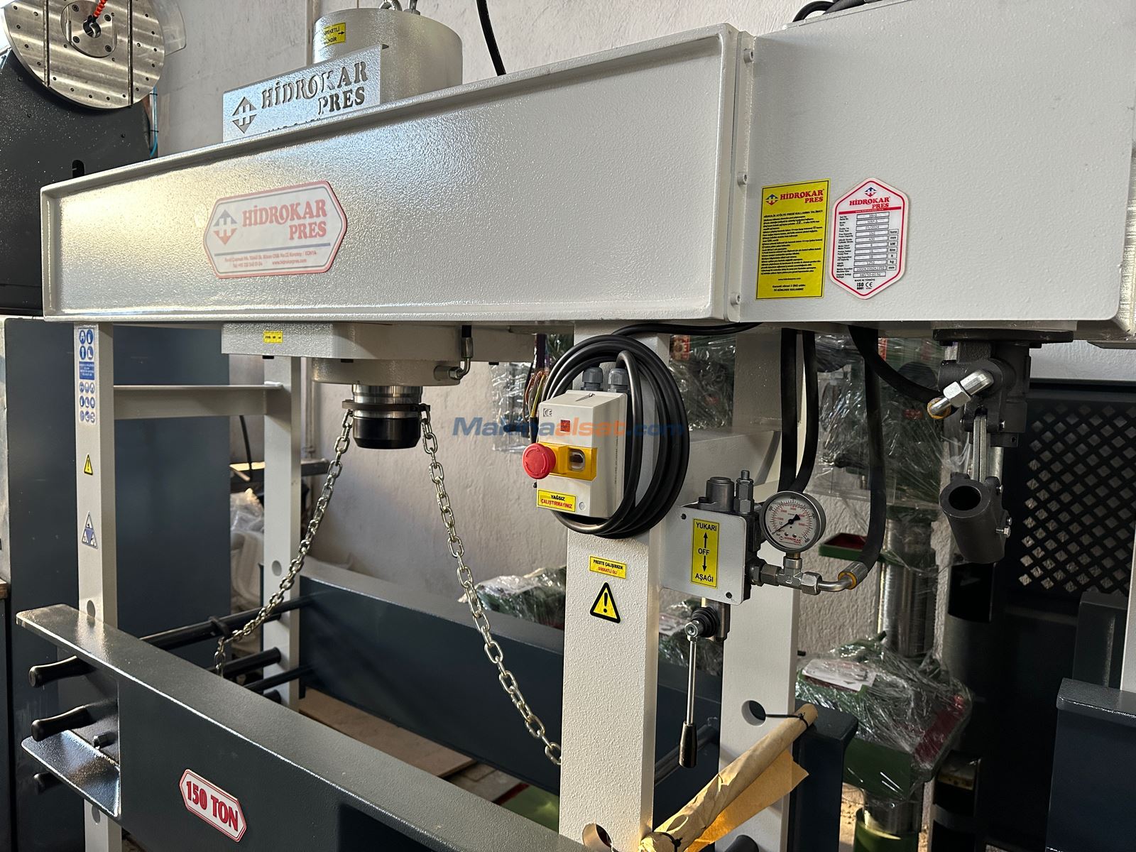 HİDROKAR 150 TON HİDROLİK ATÖLYE PRESİ