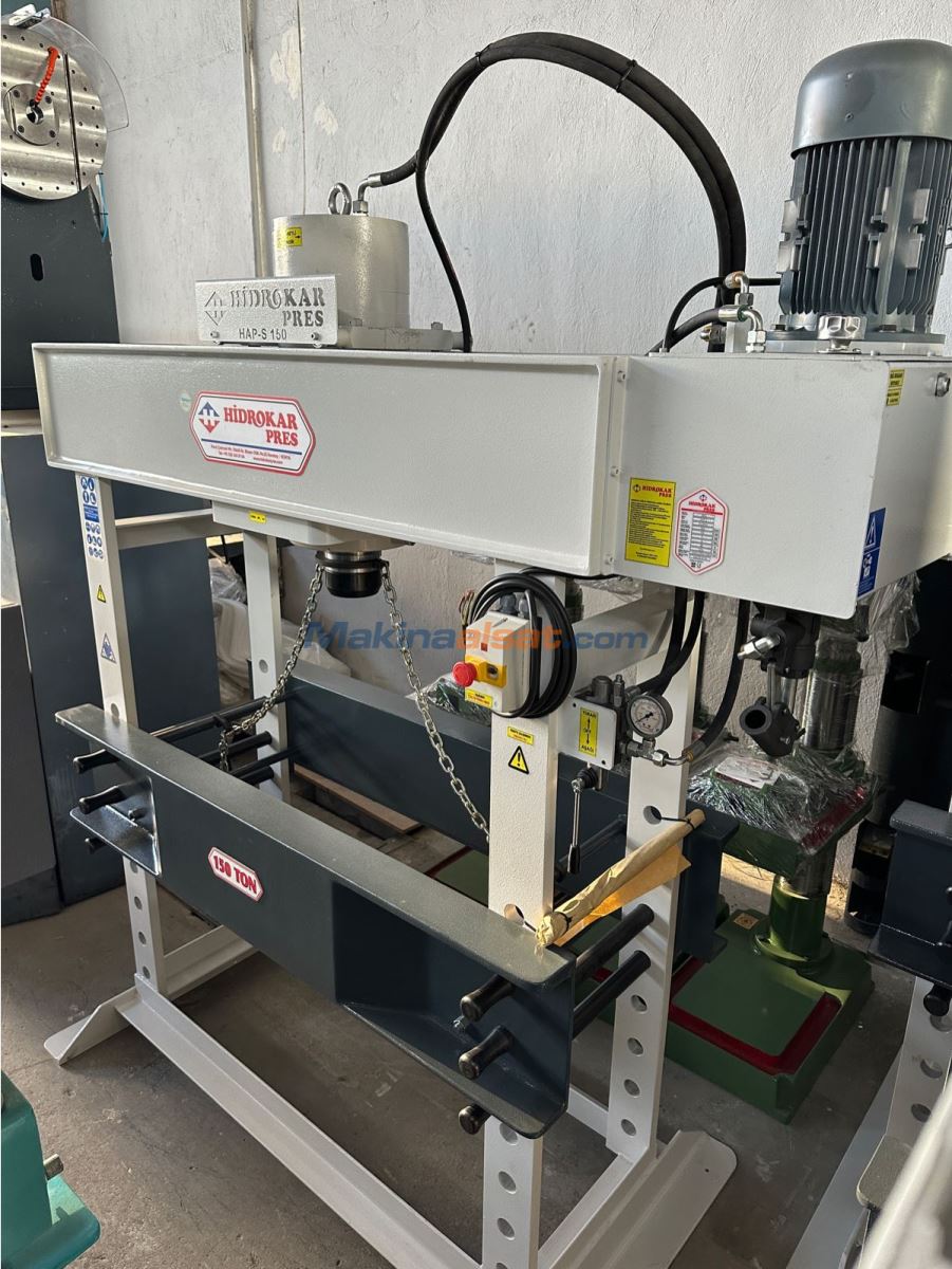 HİDROKAR 150 TON HİDROLİK ATÖLYE PRESİ