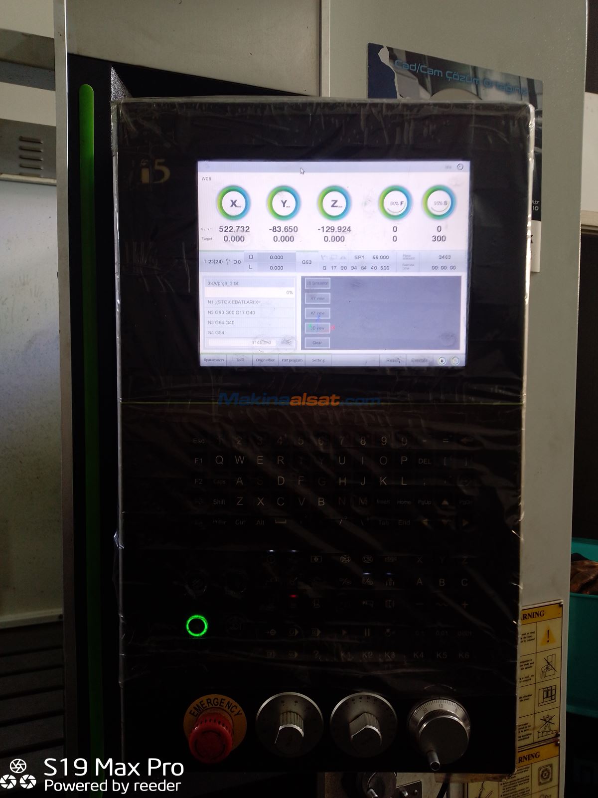 3 EKSEN SMTCL İ5M4 CNC DİK İŞLEME MERKEZİ