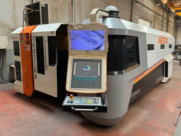 ERMAKSAN 4 kW YEDEK TABLALI LAZER KESİM